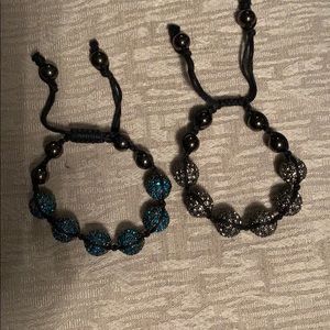 Rhinestone Beaded Bracelets